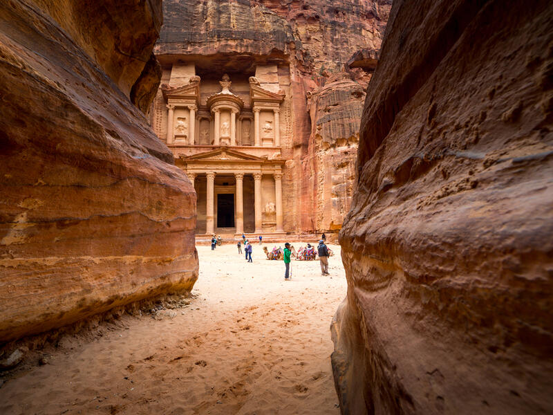 Ancient temple in Petra, Jordan (Shutterstock)	
