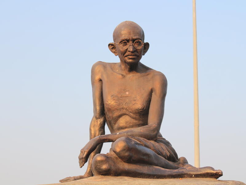 The monument of Mahatma Gandhi in Malpe, South India. (Shutterstock/ File Photo)