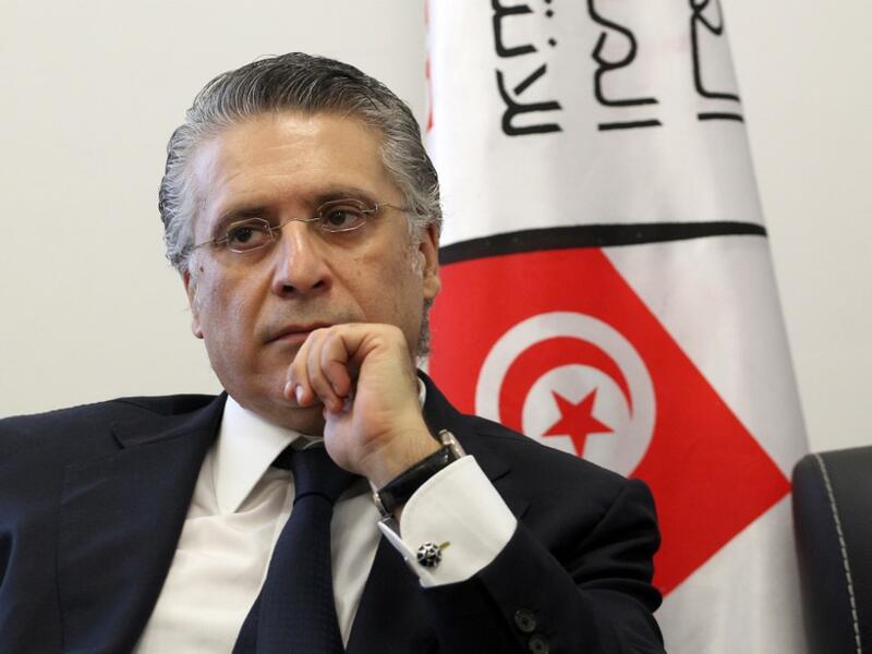 Nabil Karoui, Tunisian media magnate and presidential candidate is pictured after submitting his candidacy to Tunisia's electoral commission in the capital Tunis. (AFP/ File Photo)