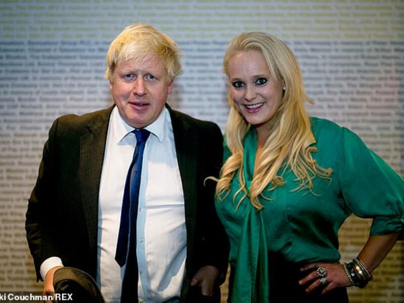 Boris Johnson and Jennifer Arcuri pictured together on October 14, 2014. The PM is facing intense scrutiny about their relationship. (Daily Mail)
