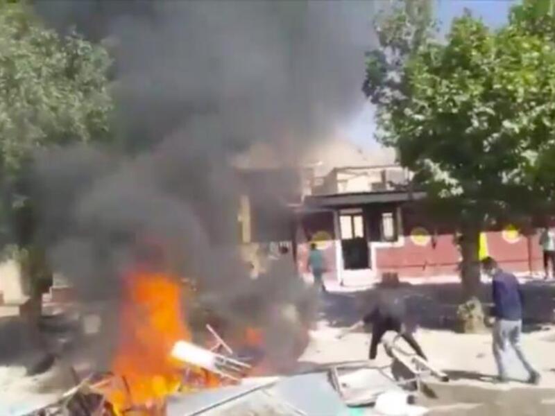 Protests against the local authority turned violent on Saturday. (Twitter)