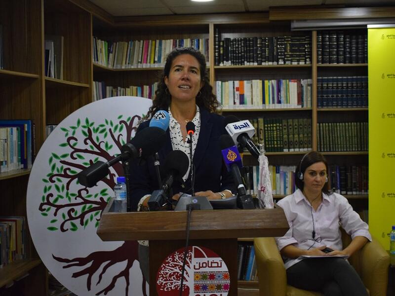 Heba Morayef, AI's MENA regional director. (Facebook/@ Sisterhood is Global Institute (SIGI))