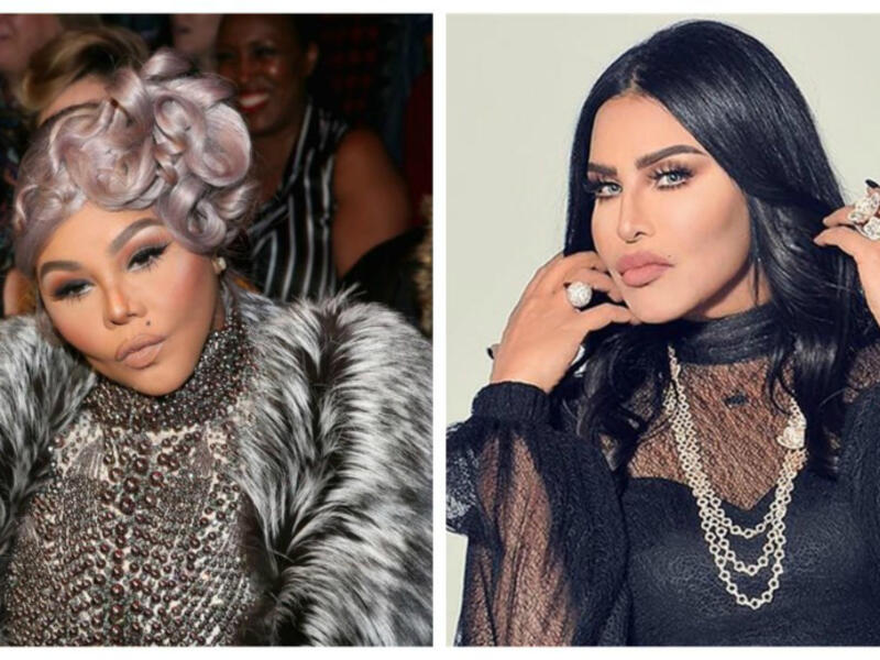 Ahlam With Her Lookalike