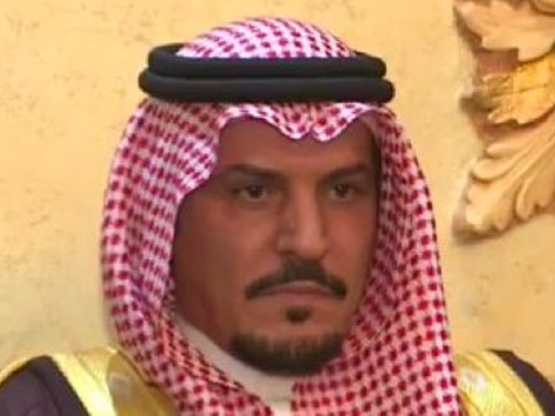  Otaiba's Tribe Sheikh "Prince Faisal bin Sultan bin Jahjah bin Humaid". (Twitter/ @m3takl_en)
