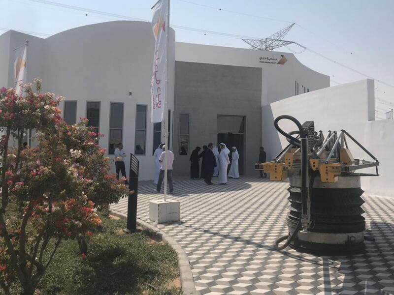 Dubai Municipality unveils the largest 3D printed two-story structure in the world. (Twitter)