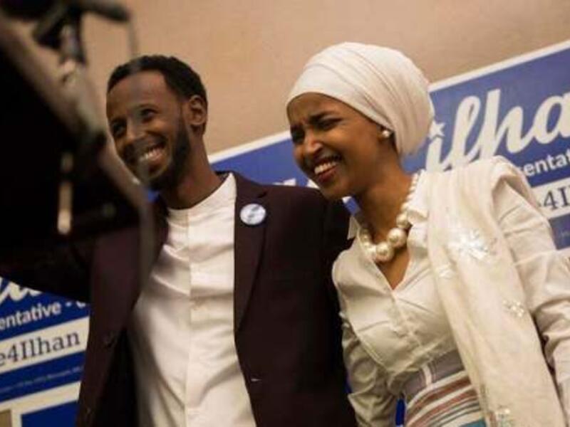 US Rep. Ilhan Omar has filed for divorce from her husband, citing an “irretrievable breakdown” of her marriage. (AFP/ File Photo)