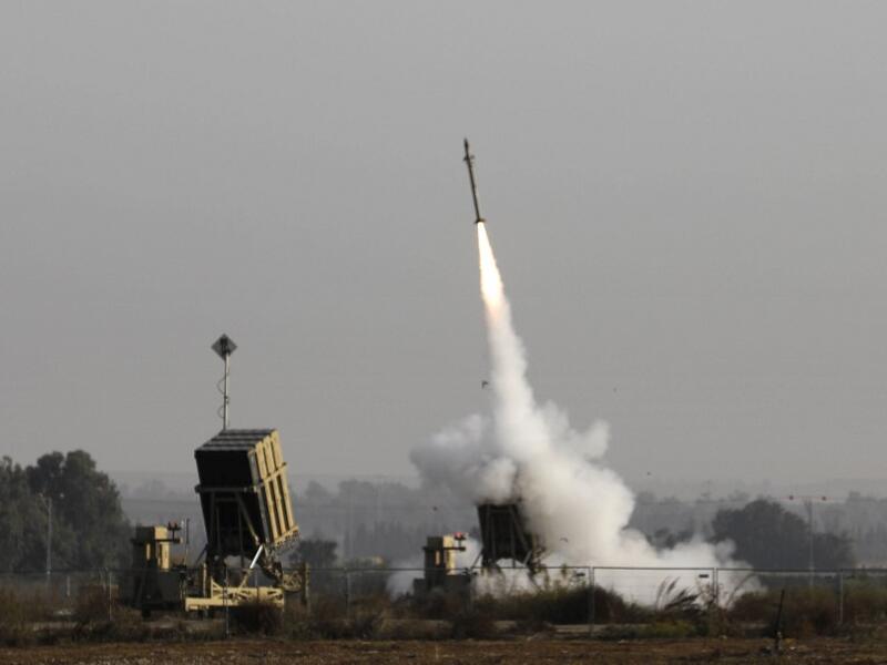 Air raid sirens sounded in the southern Israeli towns near the Gaza Strip border. Since Israel's targeted killing of Islamic Jihad commander Baha Abu al-Ata on November 12 in the morning, at least 220 rockets have been fired at Israel from Gaza without causing any deaths, the military said. Israeli air defences intercepted 90 percent of the rockets, it added.  MENAHEM KAHANA / AFP