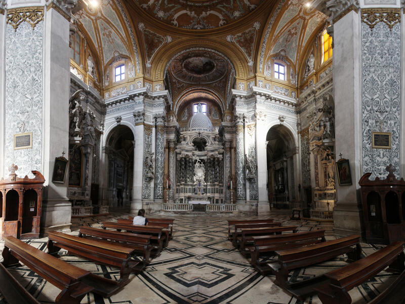 Impressive baroque interior of old venecian church of Santa Maria Assunta known also as "I Gesuiti". (Shutterstock/ File Photo)