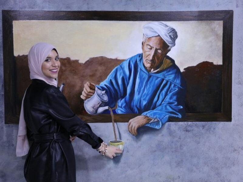 3D World Dubai contains more than 185 paintings all of which are illusions (Arab News)