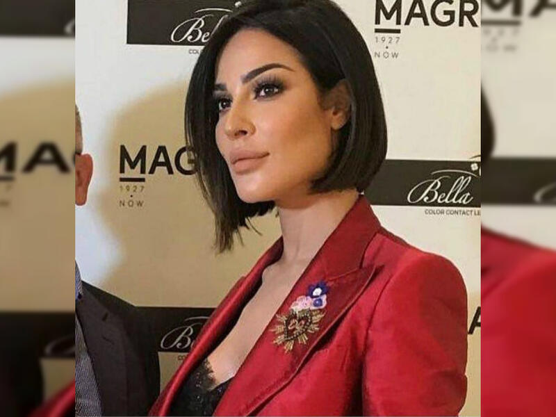 Lebanese actress Nadine Njeim