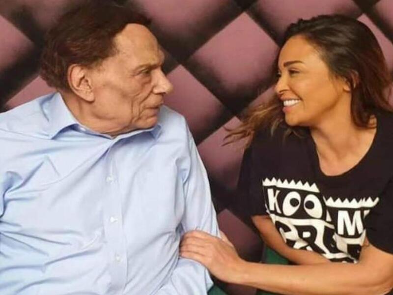 داليا البحيري في كواليس مسلسل "فلانتينو" مع الزعيم عادل إمام