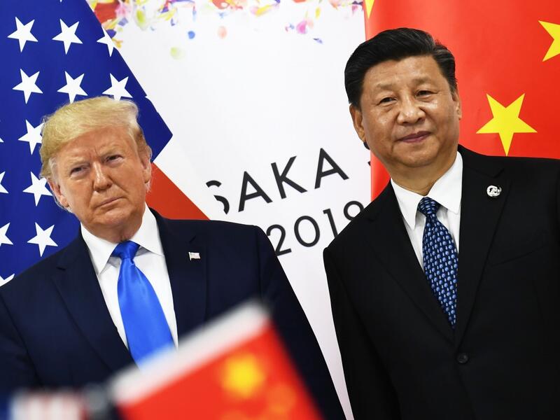 Chinese President Xi Jinping and US President Donald Trump. Photo: AFP