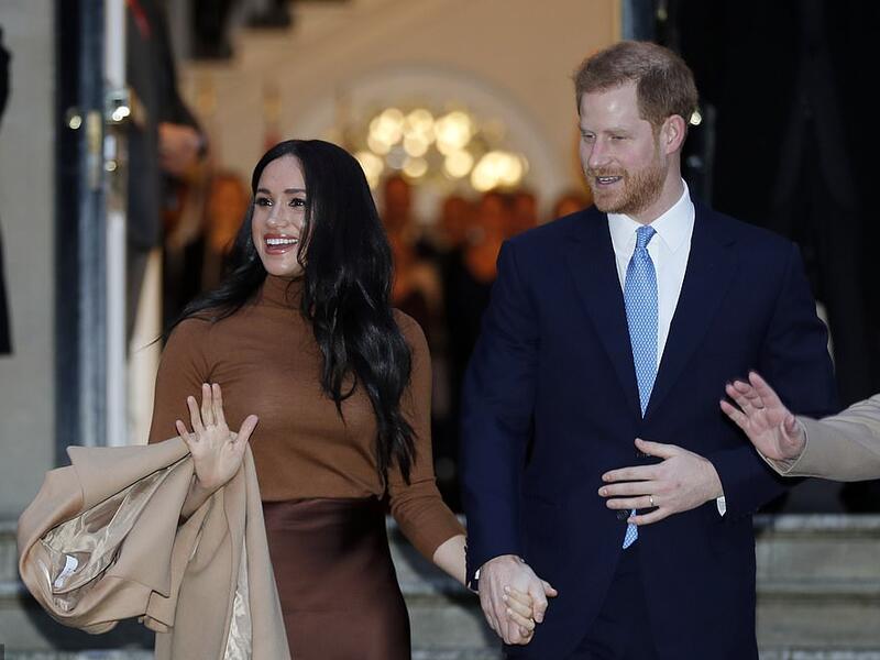 Harry and Meghan travelled direct to today's engagement from a private visit to The Hubb