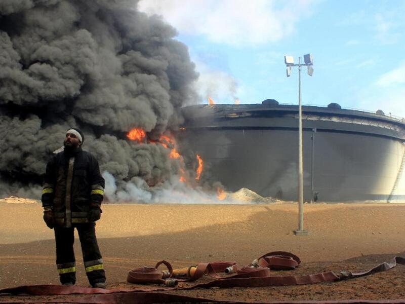 The disruption to oil exports is expected to more than halve the country's daily crude production, to 500,000 barrels from 1.3 million barrels. (AFP/ File Photo)