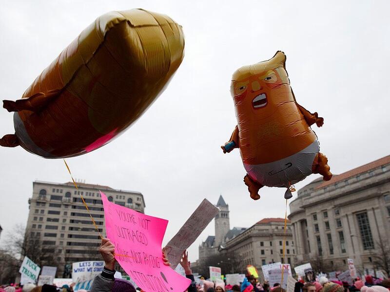 Demonstrations Against Trump (Twitter)