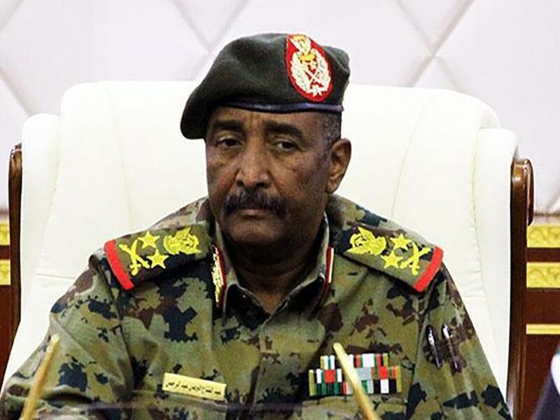 Sudanese Lieutenant General Abdel Fattah al-Burhan in the capital Khartoum. (AFP/ File Photo)