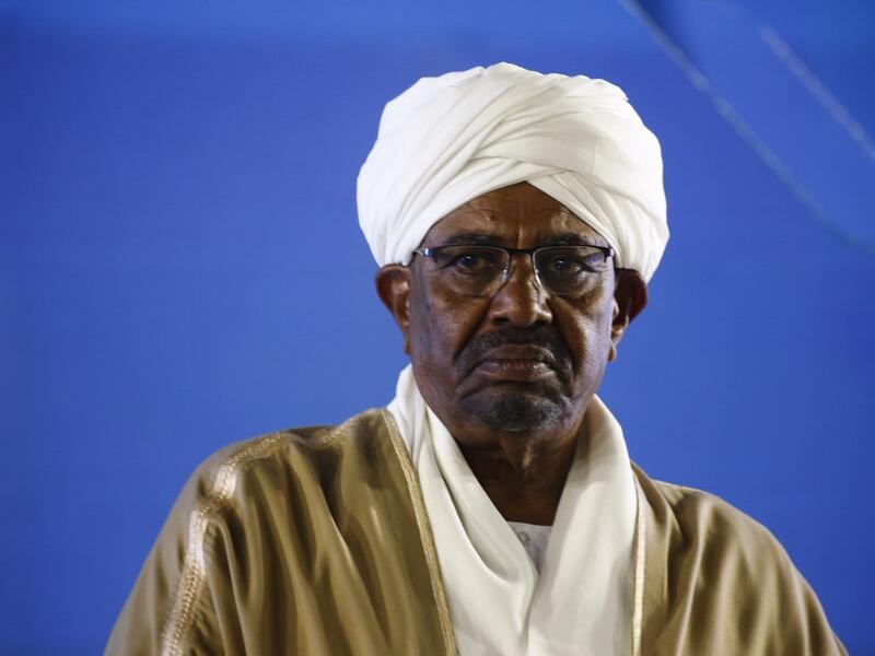 In this file photo taken on December 31, 2018 Sudanese President Omar al-Bashir delivers a speech on the eve of the country's 63rd independence day, at the presidential palace in the capital Khartoum. AFP