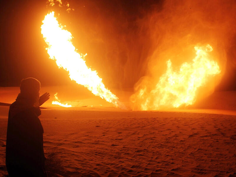 Egypt-Israel gas pipeline, archive (Photo: AFP)