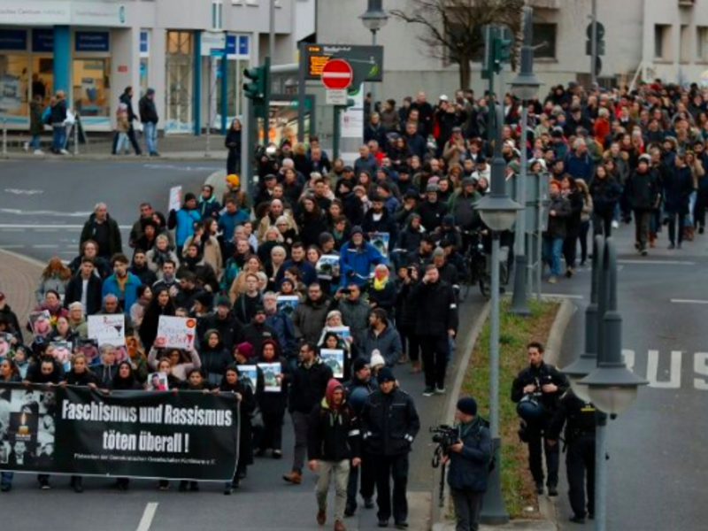 The far right in Germany has come under attack following Wednesday's murders in Hanau (AFP Photo/Odd ANDERSEN)