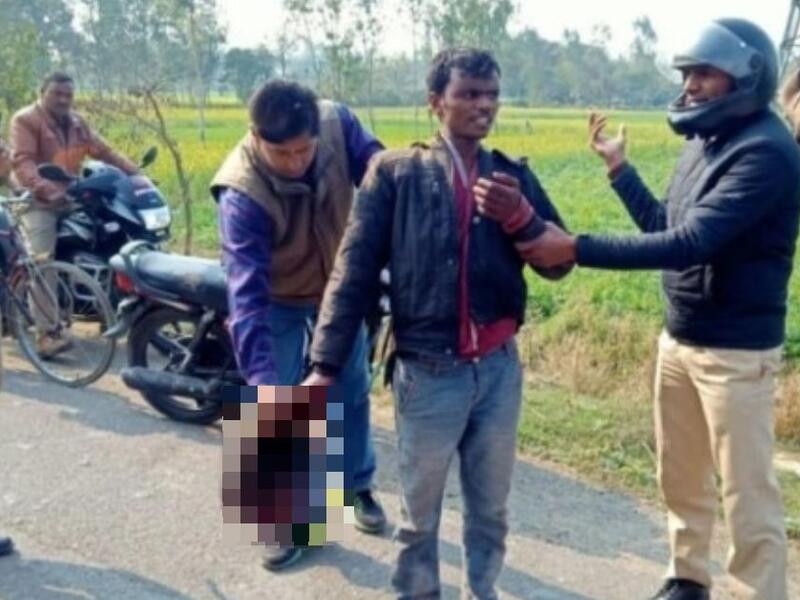 India Terrified: Man Beheads Wife and Walks to the Police Station Holding Her Severed Head