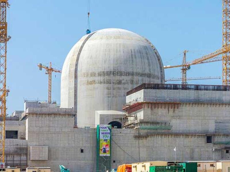 Residents living within a 50-kilometre (30-mile) radius of the Barakah plant have been instructed on emergency procedures in case of an accident. (AFP)