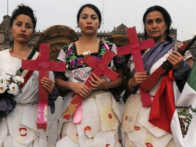 10 women murdered a day in Mexico but the Govt accuse the media of manipulation (Twitter)