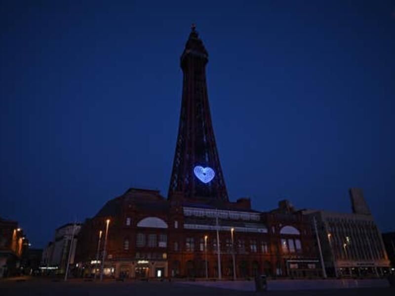 The Blackpool Tower (AFP via Getty Images)