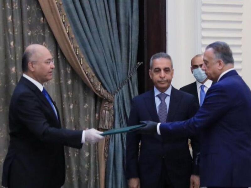 President Barham Salih tasked Mustafa al-Kadhimi, director of Iraq's National Intelligence Service, with forming a new government in a month (Twitter)