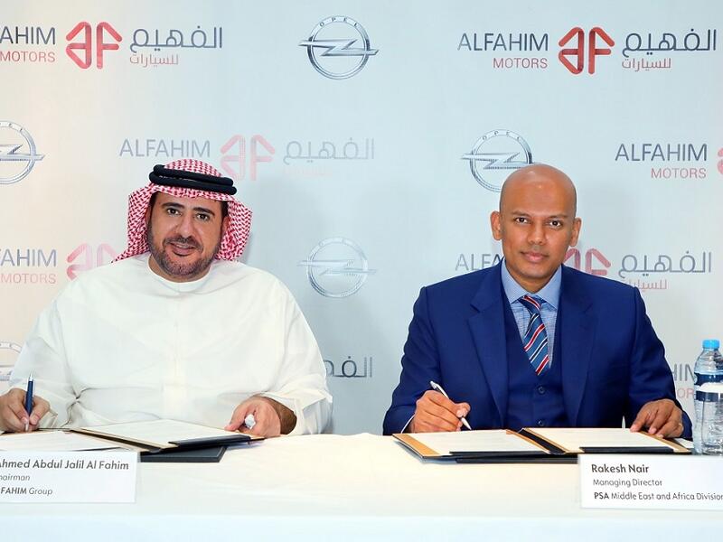 Al Fahim Group and Groupe PSA Collaborate to Launch Opel in Dubai and Northern Emirates