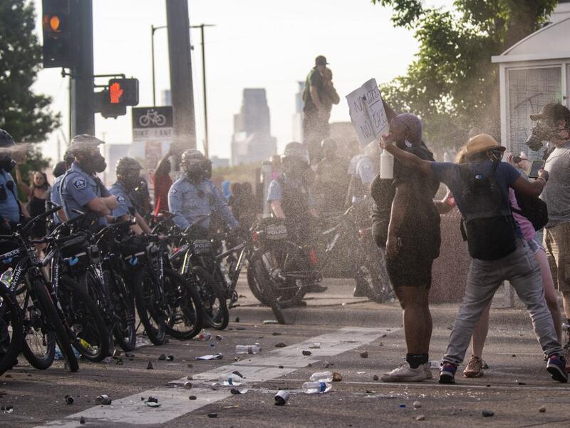Floyd was later pronounced dead while in police custody after being transported to Hennepin County Medical Center. Stephen Maturen/Getty Images/AFP