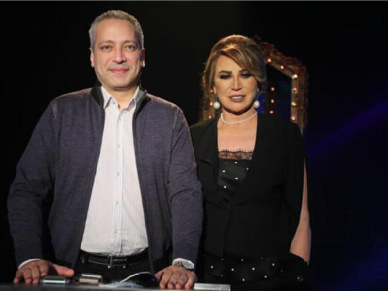 تامر أمين : "بحبش أشوف جسم محمد رمضان وهو بتلوى قدامي"..وإيناس ترد "هو مش راقص تعري"!