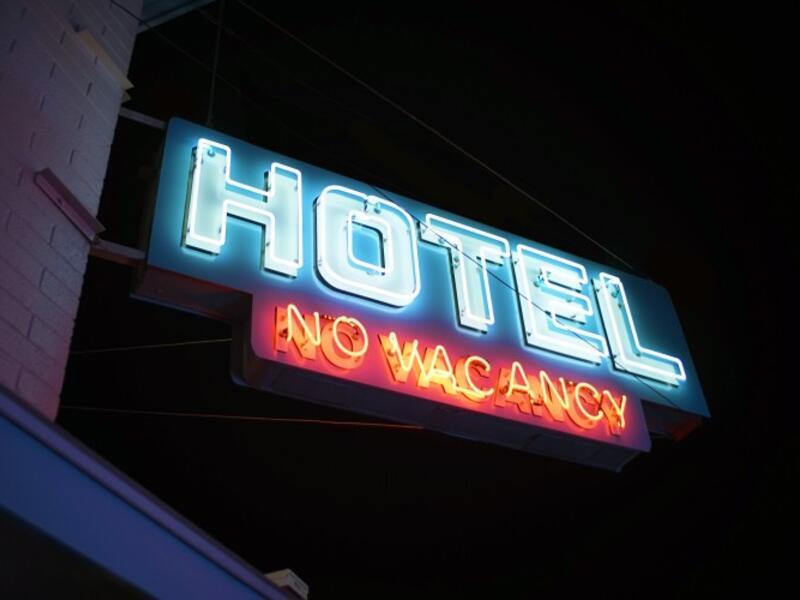 3. “No rooms available” phrase