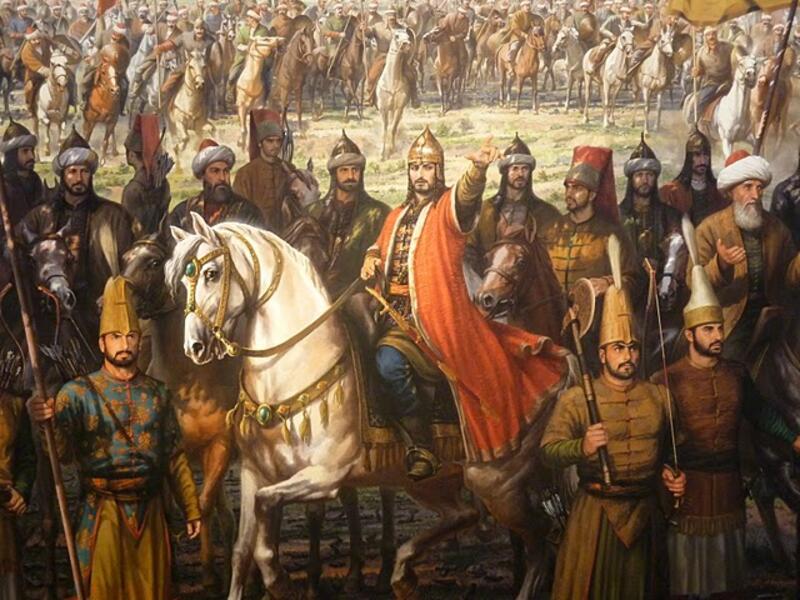 وأشارت حسابات أخرى إلى أن السلطان محمد الفاتح كان أول من ألقى خطبة الجمعة متقلدًا السيف في الجامع الكبير بمدينة "أدرنة" قبل فتح إسطنبول، واتّبعه السلاطين لستة قرون تالية، وهذا السيف الذي كان يمسكه (أرباش) هو سيف السلطان محمد الفاتح.