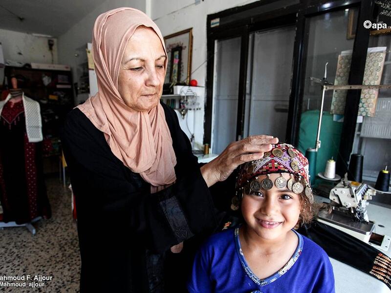 Palestinians every year celebrate the Traditional Costume Day. (Twitter/ by Mahmoud F. Ajjour)