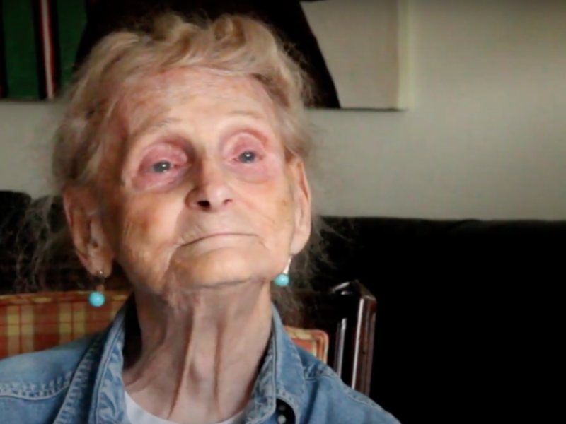 Robina Asti is doing all she can to spread hope and joy. (Screen capture via YouTube)