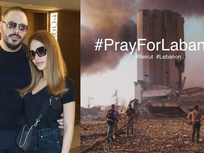Shocking Video of Bleeding Dalida Ayach, Wife of Ramy Ayach, After She Was Injured in Beirut Massive Blasts