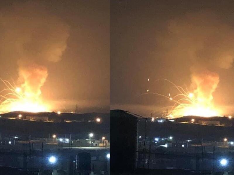 إنفجار ضخم يهز مدينة الزرقاء في المملكة الأردنية الهاشمية...فيديوهات مرعبة!