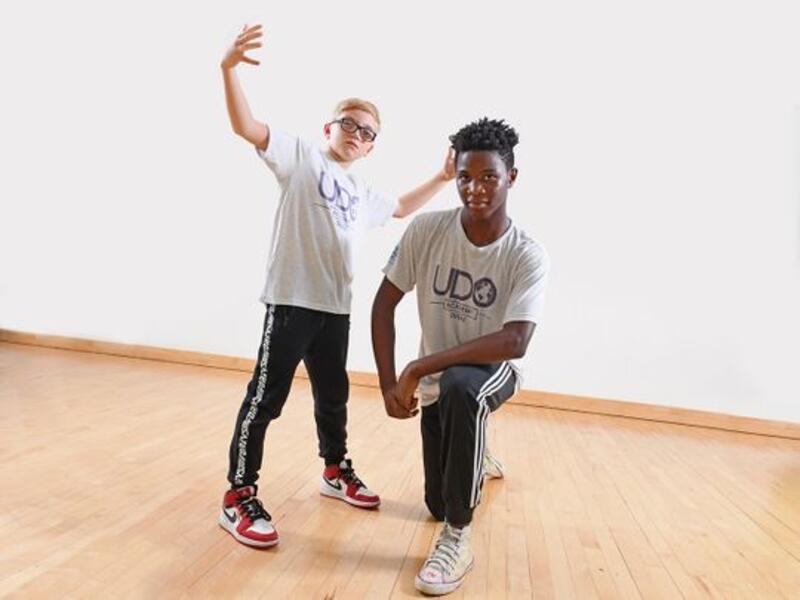 Aston Mtada, 16, and Frank Tate, 9 (Twitter)