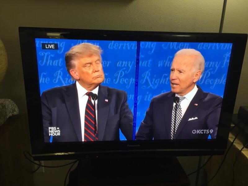 2020 presidential race: Trump, Biden spar in 1st debate (Twitter)