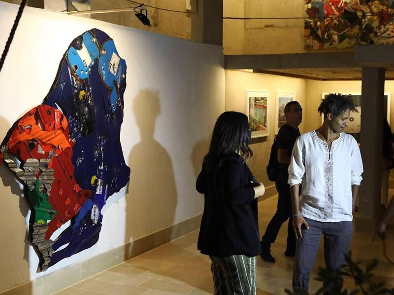  “Beirut Year Zero,” a show curated by the Arthaus owners, Marine Bougaran and Pascal Odille. (Instagram)