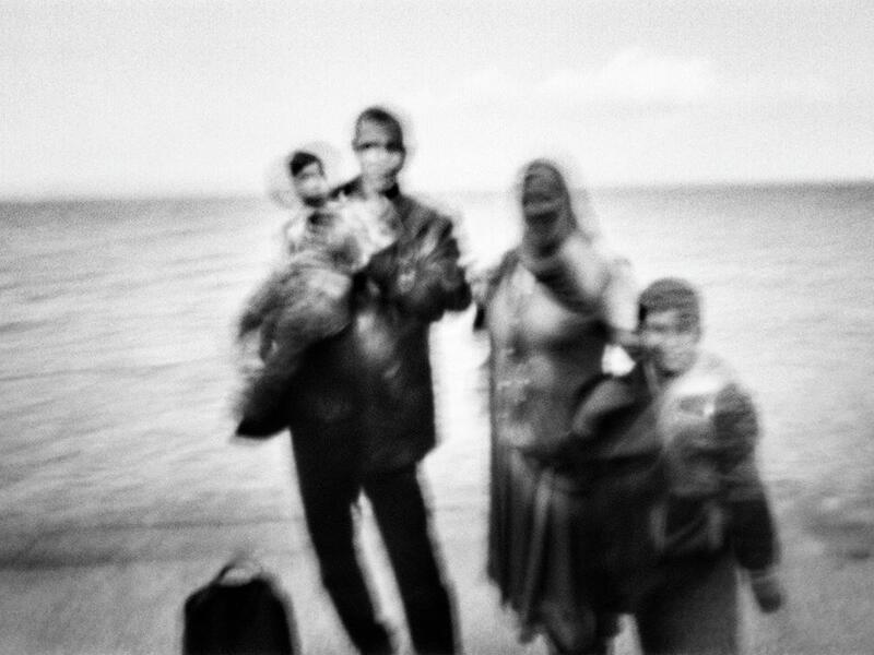 Portrait of a Syrian family in Lesbos, Greece, in October 2015.⁣ From ‘The Dream’ by Fabio Bucciarelli (@fabio_bucciarelli).⁣ (Instagram)