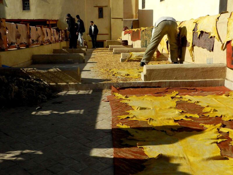 The Chouara Tannery has been in existence for almost a millenium, and is known for producing high-quality leather goods that are sold throughout the country. Everything here is done manually, and the tanning process hasn’t changed since medieval times /Photo Ewelina Lepionko
