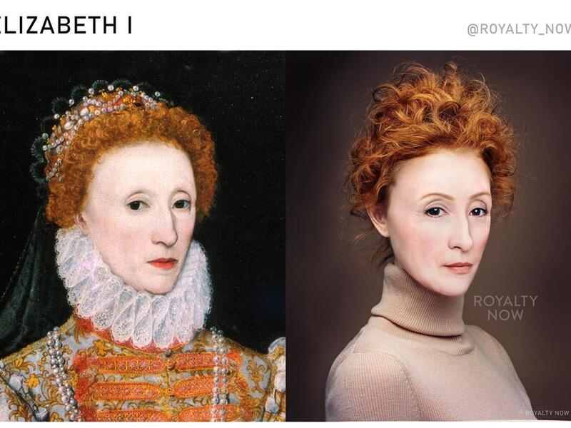 Elizabeth I by Becca Saladin (royalty_now_/Instagram)
