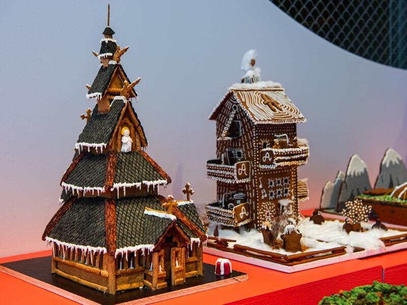 A usually busy annual Christmas competition to build elaborate gingerbread houses held by Stockholm's national centre of architecture and design -- ArkDes -- is taking place virtually this year due to the Covid-19 pandemic. With more than one hundred entries from members of the public based around the theme of distance, staff at the museum have produced 3D scans of every entry. Jonathan NACKSTRAND / AFP