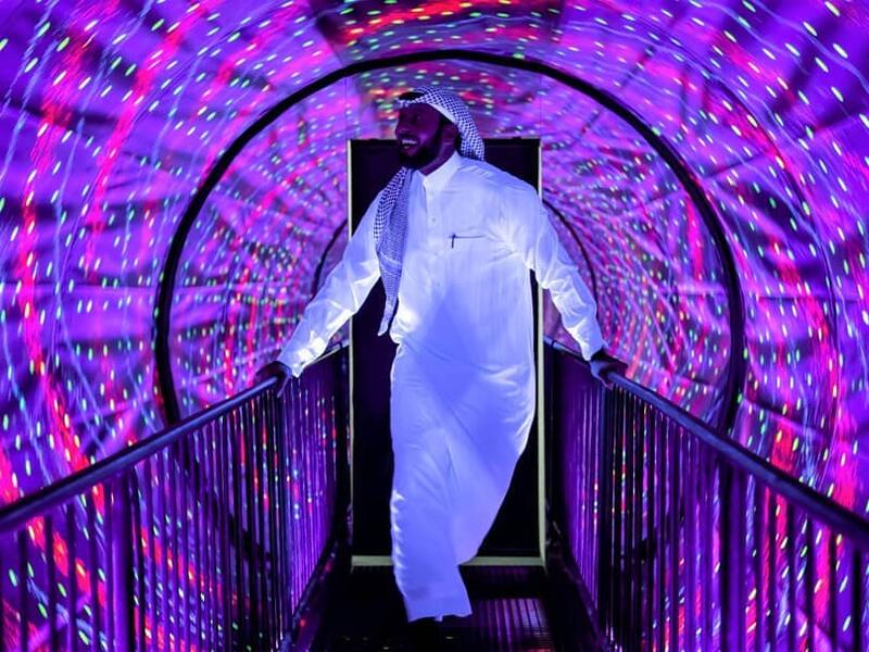 Vortex tunnel at Museum of Illusions. (Instagram)