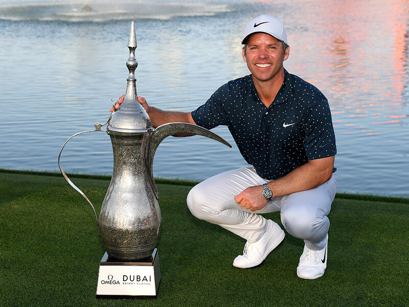 Paul Casey wins the 2021 OMEGA Dubai Desert Classic (Photo: Supplied)