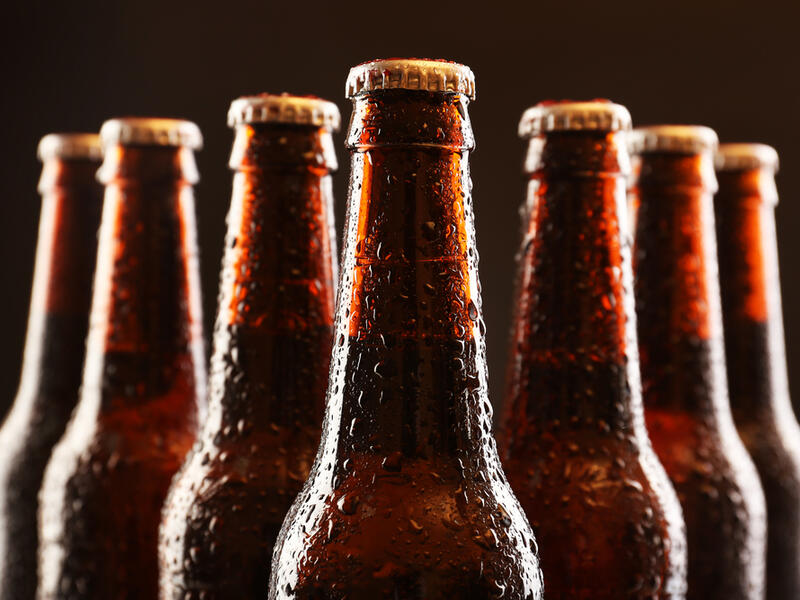 6. The long necks of bottled drinks