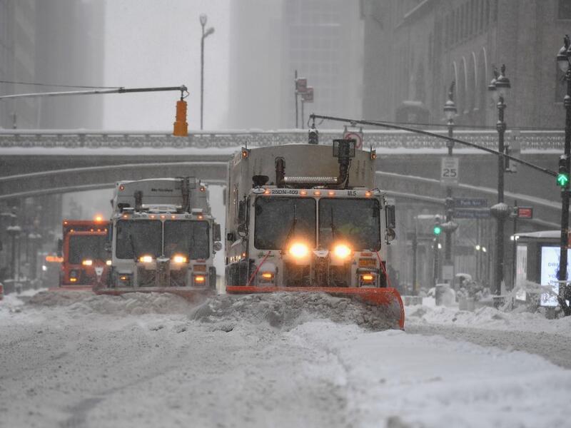 The National Weather Service issued storm warnings from Virginia to Maine -- a swathe home to tens of millions of people -- and forecast snowfall of 18 to 24 inches (45-60 centimeters) in southern New York, northeastern New Jersey and parts of southwest Connecticut.  Angela Weiss / AFP