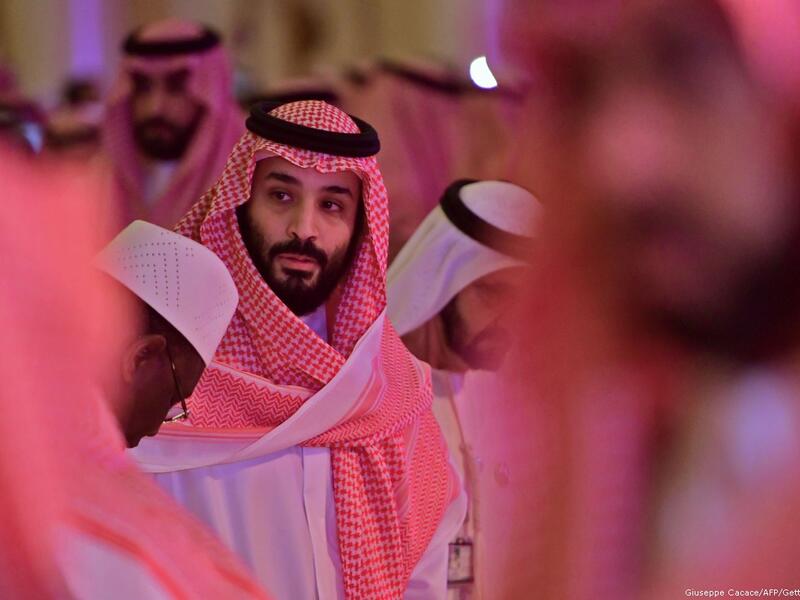 Saudi Crown Prince Mohammed Bin Salman in Riyadh, Saudi Arabia on 24 October 2018 [Giuseppe Cacace/AFP/Getty Images]