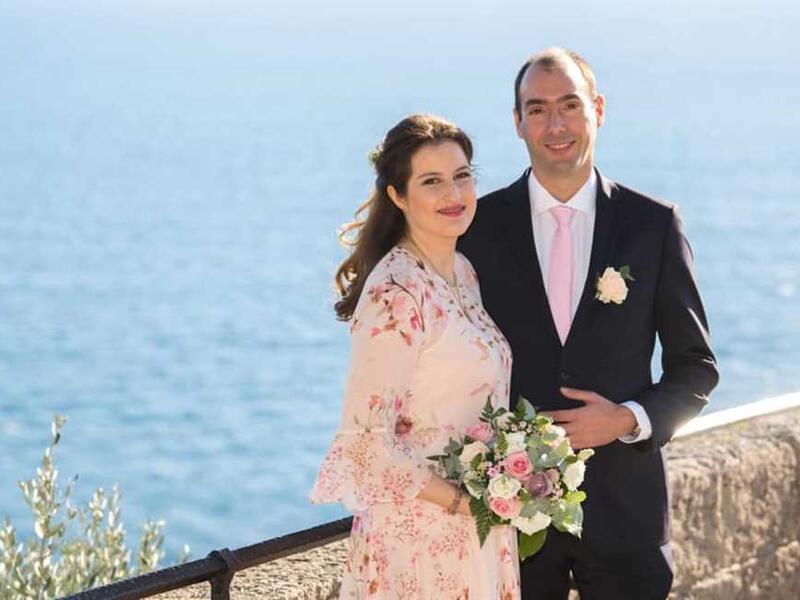 الأميرة فوزية وزوجها سيلڤان
